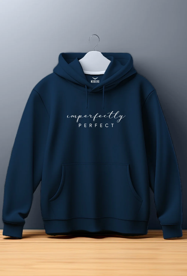 Blue Cotton Hoodie | Soft & Casual