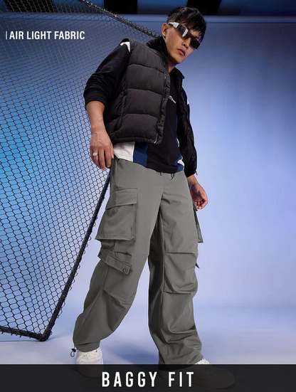 Charcoal Grey Cargo Pants | Modern & Versatile