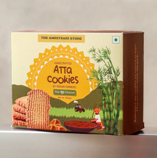 Punjabi Aata Cookies | Crunchy, Nutritious & Homemade