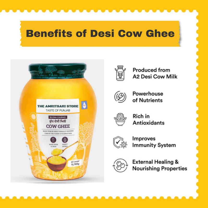 Punjabi Desi Cow Ghee | Pure, and Made in Punjab