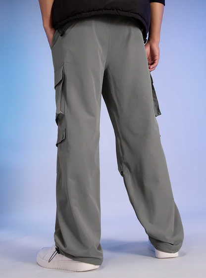 Charcoal Grey Cargo Pants | Modern & Versatile