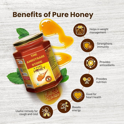 Pure Honey – 100% Pure, No Added Sugar or Adulteration