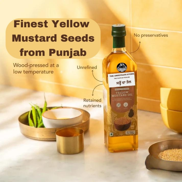 Kachi Ghani Mustard Oil | Pure, Unrefined Sarso Oil